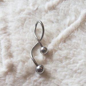 sprial belly ring